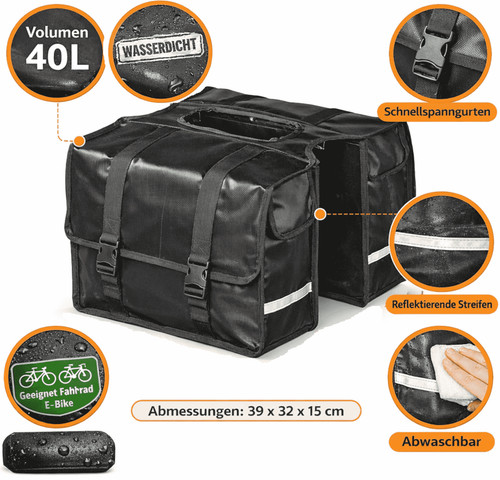 Fahrradtasche gepäckträger - fahrradtasche,